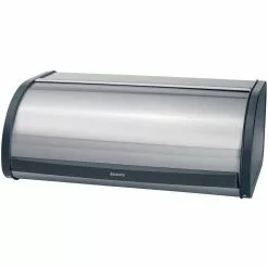 Brabantia Bread Bin Roll Top Large - Matte Steel