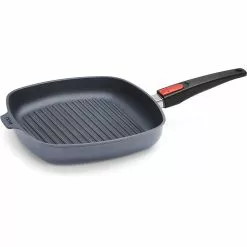 WOLL Diamond Lite Detachable Handle Induction Square Grill Pan 28cm
