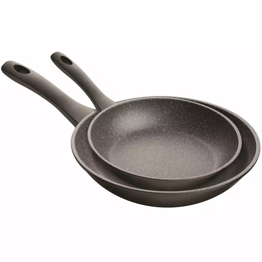 Pyrolux Pyrostone Twin Pack - 24cm And 30cm Frypans