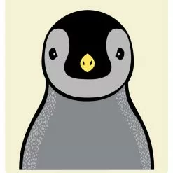 Karlstert Natural Beeswax Sandwich Pouch - Penguin