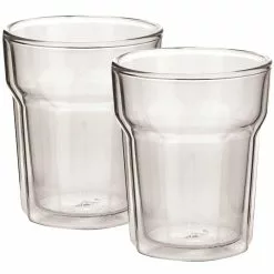 Avanti Nove Twin Wall Glass 2 Pc Set - 250ml