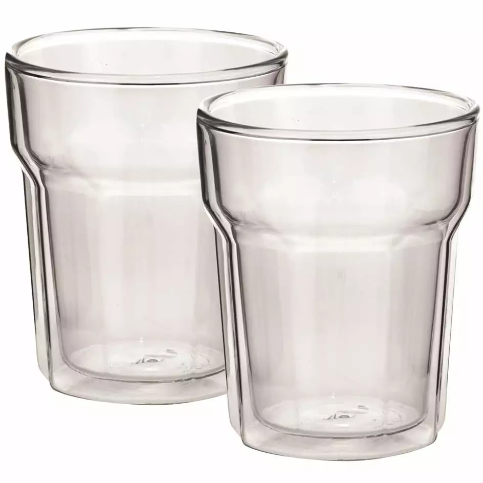 Avanti Nove Twin Wall Glass 2 Pc Set - 250ml