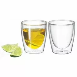 Avanti Caffe Twin Wall Glass Set Of 2 - 150ML