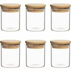 Ecology Pantry Round Spice Jar - 6 Piece Set