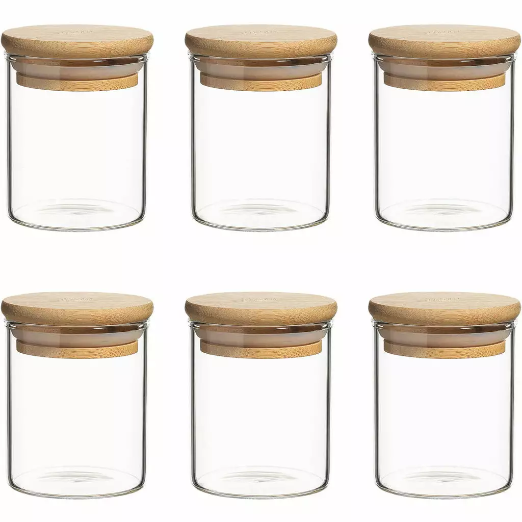 Ecology Pantry Round Spice Jar - 6 Piece Set