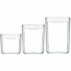 ClickClack Pantry Cube Large Set Of 3 - White