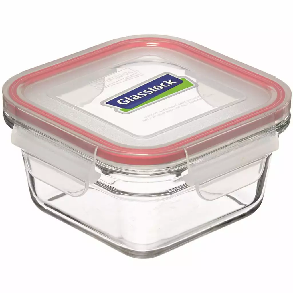Glasslock Square Food Container Oven Safe - 405ml