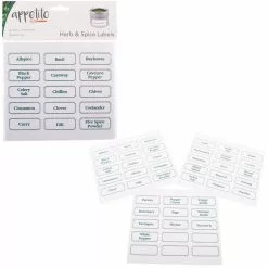 Appetito Herb And Spice Labels - Pack Of 45