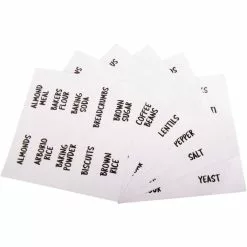 Appetito Clear Pantry Labels - Pack 60