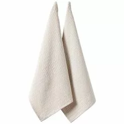 Ladelle Eco Recycled Kitchen Towel Natural - 2 Piece Set