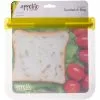 Appetito Reusable Sandwich Bag - 21.5 X 19.5cm Green