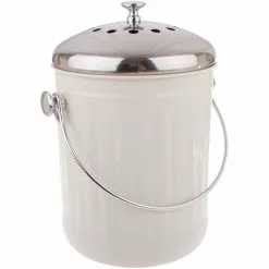 Appetito 5L Compost Bin - White