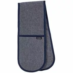 Ladelle Eco Recycled Navy Double Oven Mitt