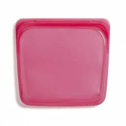 STASHER Sandwich Bag 450ml - Raspberry