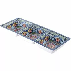 Prepara Three Section Tray - Blue