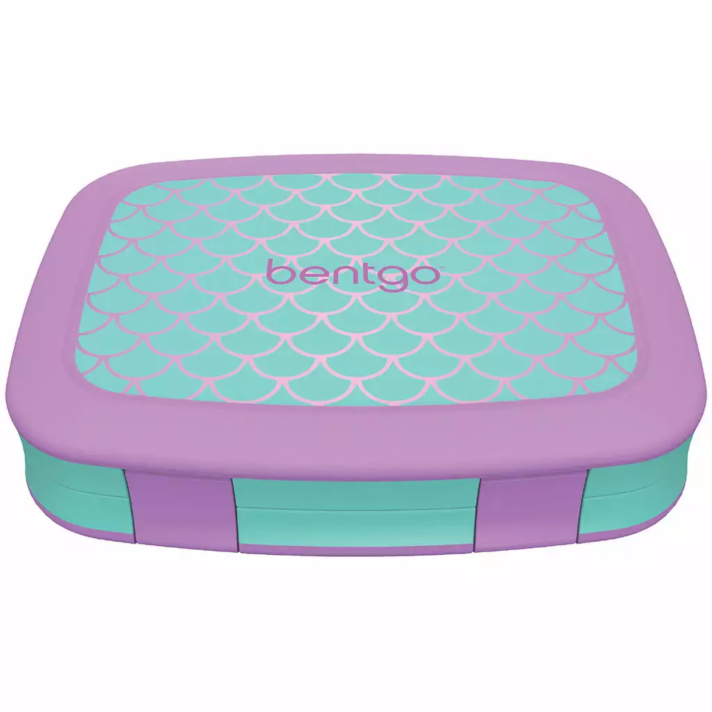 Bentgo Kids Print Leak-Proof Bento Lunch Box - Mermaid Scales