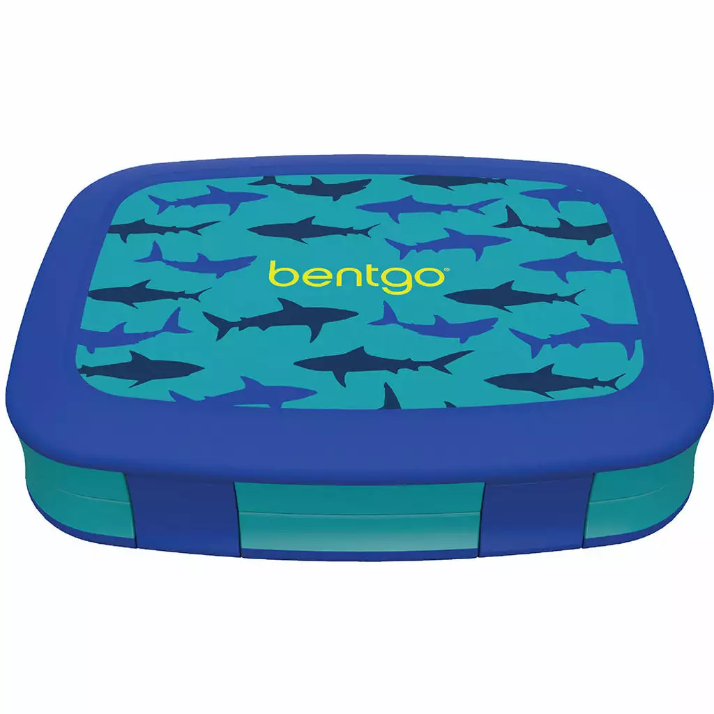 Bentgo Kids Print Leak-Proof Bento Lunch Box - Sharks