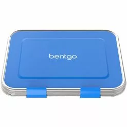 Bentgo Kids Bento Lunch Box Stainless Steel Leak-Resistant - Blue