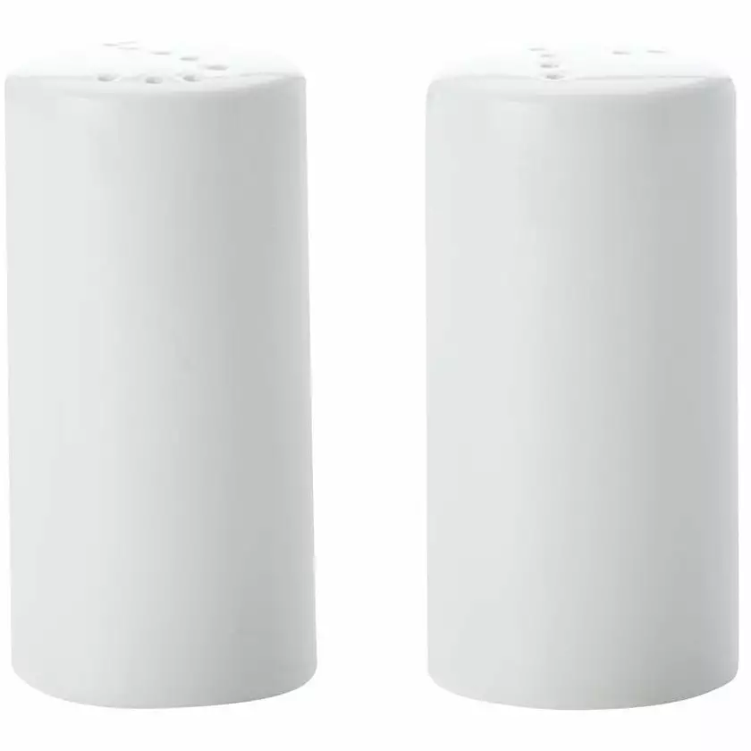 Maxwell And Williams White Basics Cylindrical Salt And Pepper