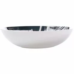 Maxwell And Williams Panama Coupe Bowl 20cm Grey And White