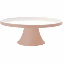 Maxwell And Williams Mezze Cake Stand 30cm Salmon Gift Boxed
