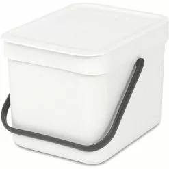 Brabantia Waste Bin Sort & Go 6L White