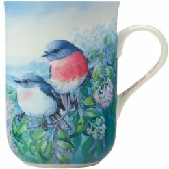Maxwell And Williams Birds Of Australia Anniversary Mug - Rose Robin