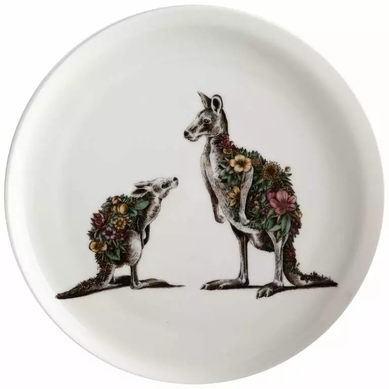 Maxwell And Williams Marini Ferlazzo Australian Families Plate 20cm Kangaroo Gift Boxed