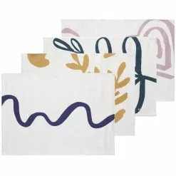 Ecology Nomad Set Of 4 Cotton Placemats Nature