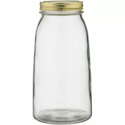 Ecology Source Glass Jar With Lid - 2 Litre