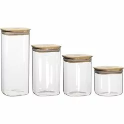Ecology Pantry Square Canisters - Set Of 4
