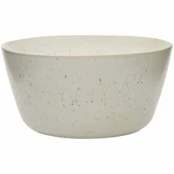 Ecology Malta Round Tall Serving Bowl 25cm Linen