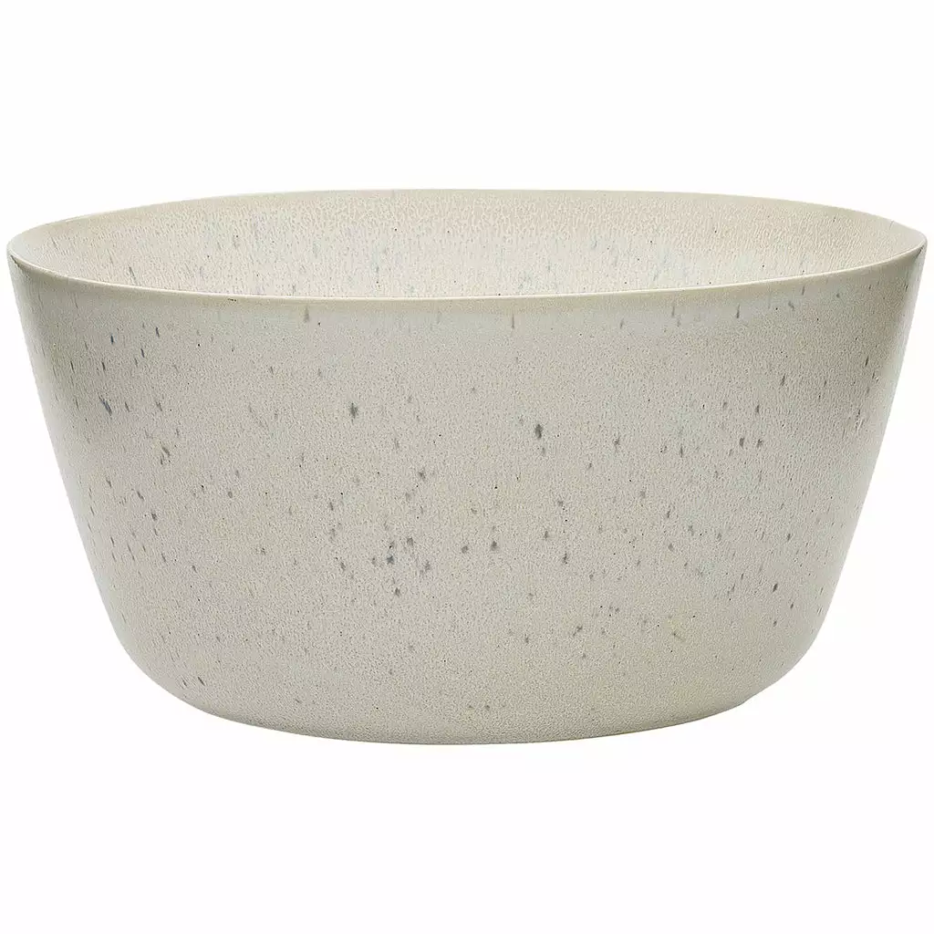 Ecology Malta Round Tall Serving Bowl 25cm Linen