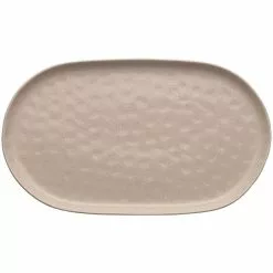 Ecology Speckle Oval Serving Platter 40 X 24 X 2cm Cheesecake