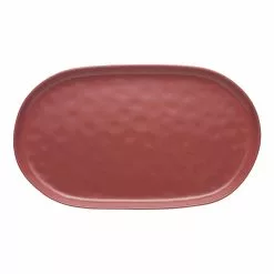 Ecology Speckle Rose Oval Serving Platter