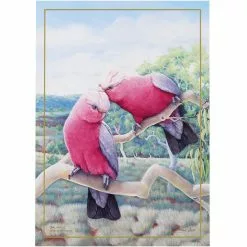Maxwell And Williams Birds Of Australia Anniversary Tea Towel - Galah
