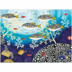 Maxwell And Williams Melanie Hava Jugaig-Bana-Wabu Tea Towel 50X70cm Goldman Sweetlips