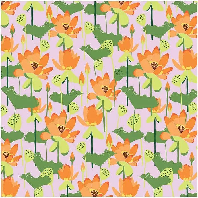 Maxwell And Williams Royal Botanic Gardens Beeswax Wrap 32x32cm Lotus Gift Pack