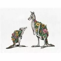 Maxwell And Williams Marini Ferlazzo Australian Families Tea Towel 50X70cm Kangaroo