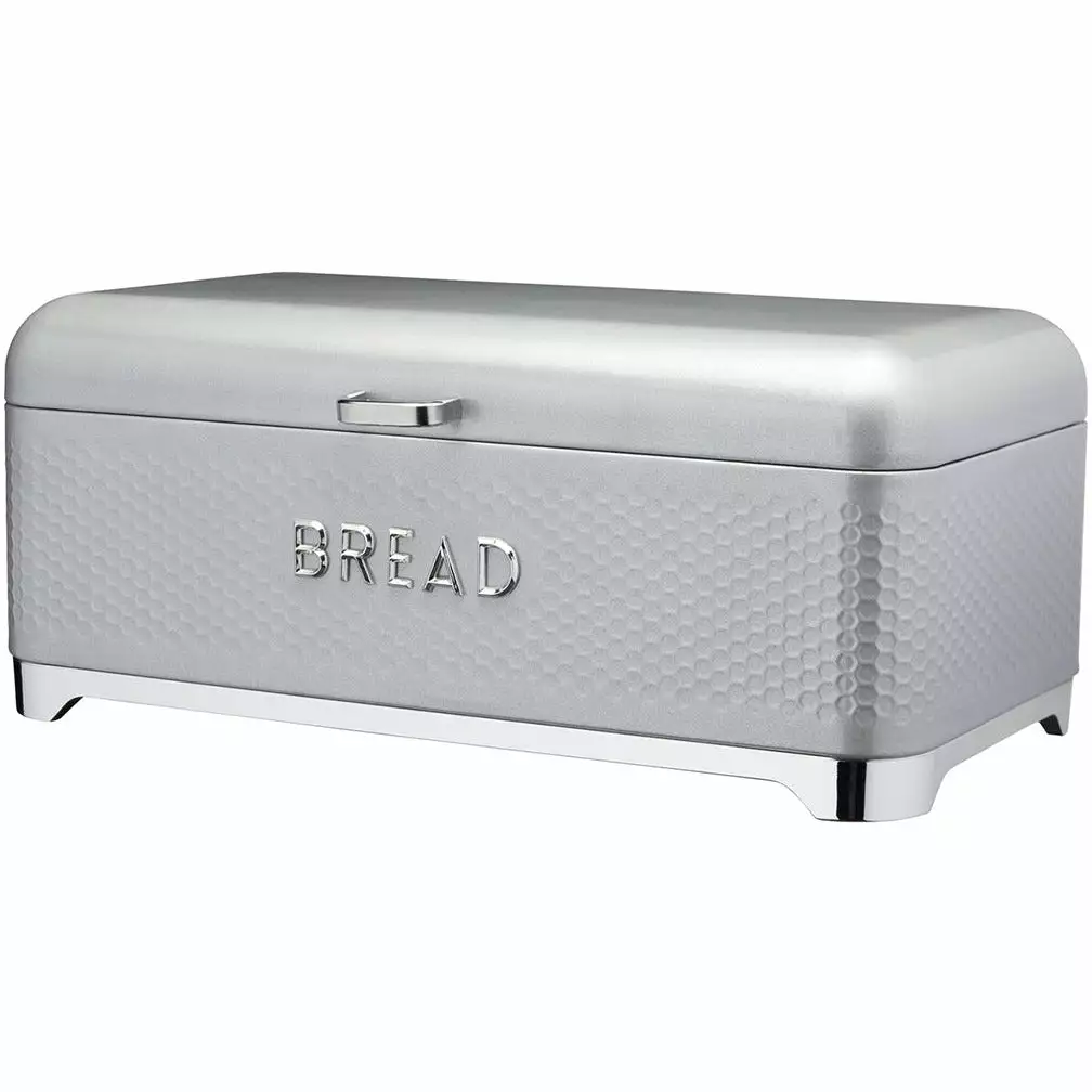 KitchenCraft Lovello Bread Bin 42x22x19cm Grey