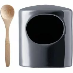 Maxwell And Williams Epicurious Salt Pig Grey Gift Boxed