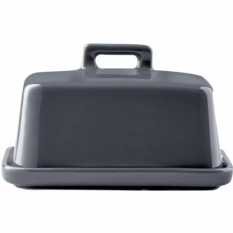 Maxwell And Williams Epicurious Butter Dish Grey Gift Boxed
