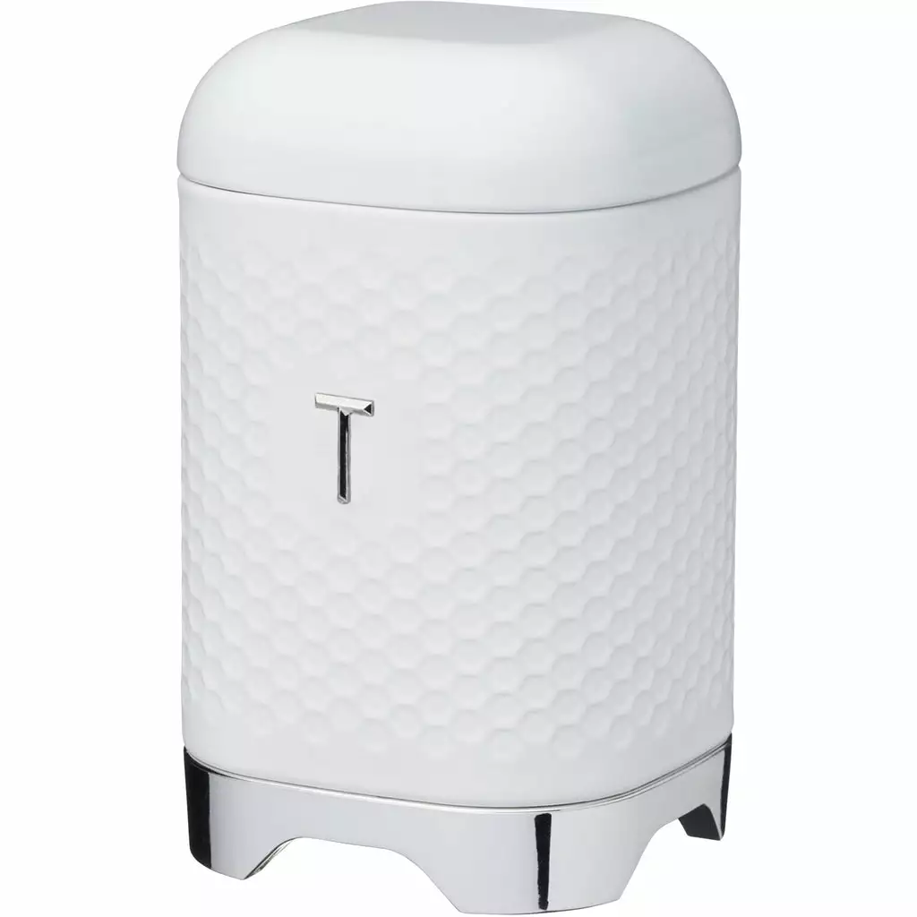 KitchenCraft Lovello Tea Canister 11cm X.18cm 1.5L White