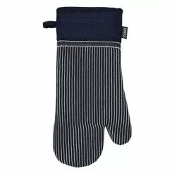 Ladelle Prof. Series III Stripe Navy Oven Mitt