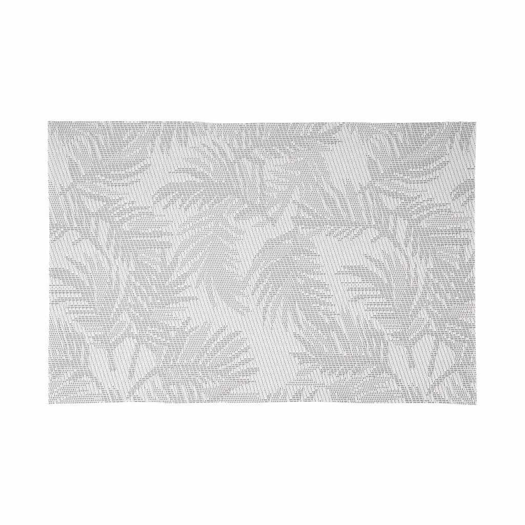 Maxwell And Williams Table Accents Placemat 45x30cm Frond Silver White