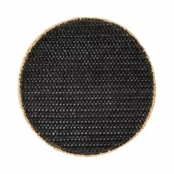 Maxwell And Williams Table Accents Placemat 38cm Round Black Natural