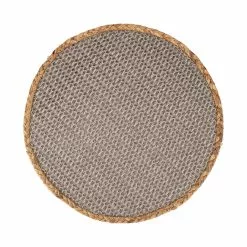 Maxwell And Williams Table Accents Placemat 38cm Round Grey Natural