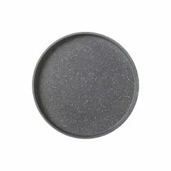 Maxwell And Williams Livvi Terrazzo Round Serving Tray 26cm Charcoal Gift Boxed