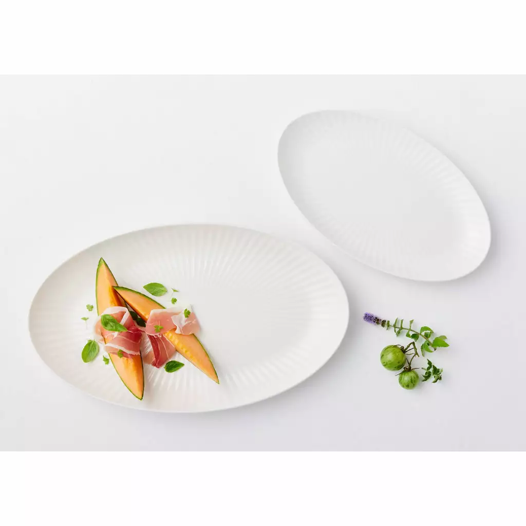 Maxwell And Williams Radiance Serving Platter Set Of 2 White Gift Boxed - Image 2