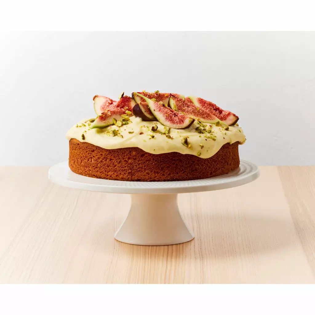 Maxwell And Williams White Basics Diamonds Footed Cake Stand 25cm Gift Boxed - Image 2